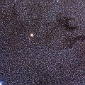 Barnard 142 & 143 (Barbard's E) in Aquila (north up)<br />EOS6D + EF300 F2.8L III + Trimmed (60sx6 ISO1600@F4.0 - darkframex3)