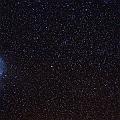 LMC and SMC from Granite Gorge in Mareeba<br />Canon EOS 7D  + EF24 F1.4L II + ISO400 2 mins x 4 - Darkframe 