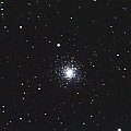 M15 (NGC 7078) globular cluster in Pegasus (north up) mp 5.2 ; mv 6.0<br />EOS6D + EF300 F2.8L III + Trimmed to 1:1 (60sx5 ISO1600@F4.0 - darkframex3)